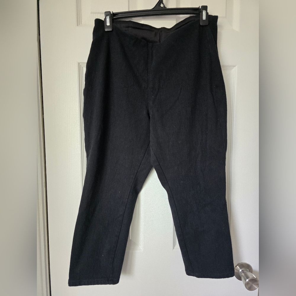 Belle by Kim Gravel Elegant Black Trousers